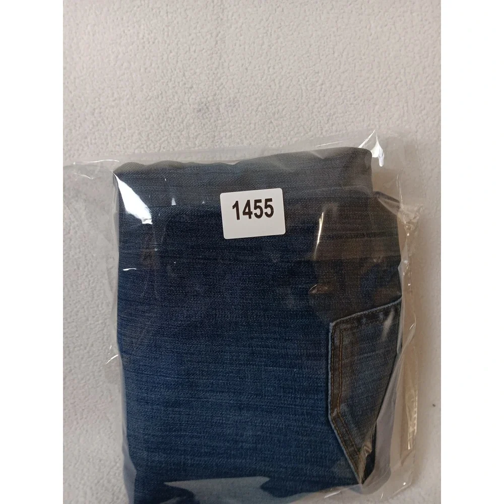 LL Bean BeanFlex Straight Leg Favorite Fit Jeans‎ Blue 10 Petite 508215